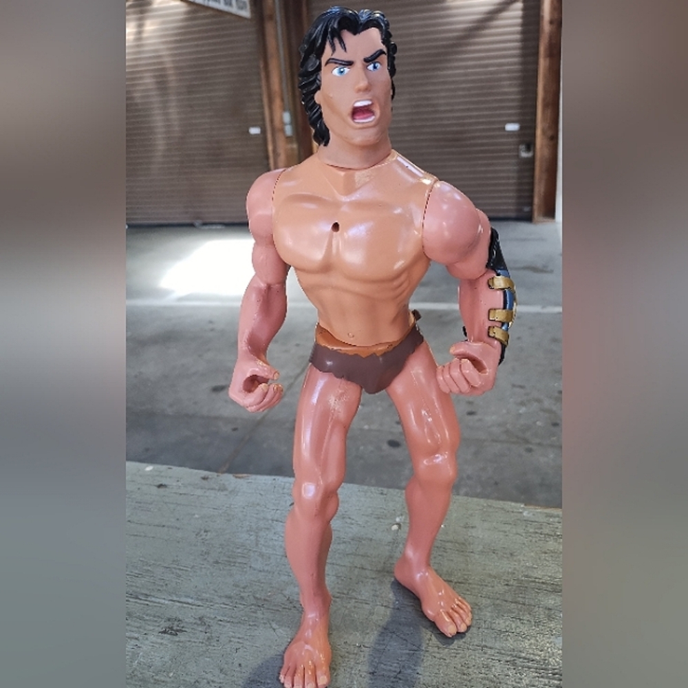 1995 COLLECTIBLE RARE DISNEY VINTAGE TARZAN JUNGLE Talking Doll action figure
